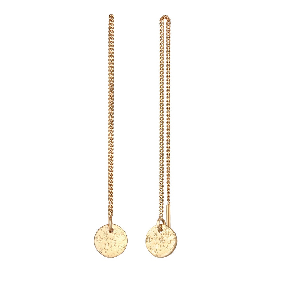 Elli Elli Boucles d'Oreilles Femmes Traversante plaquette pendentif en argent sterling Boucles d'oreilles