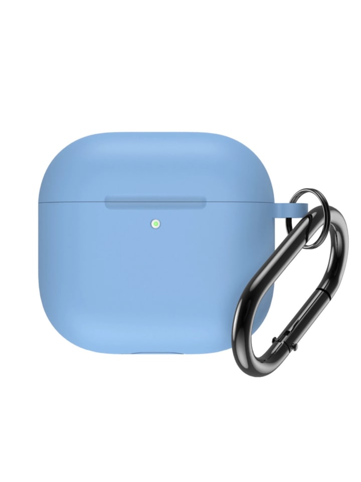 COFI 1453 Silikonhülle kompatibelAirpods 4Karabinerhaken Blau in Blau günstig kaufen onesize