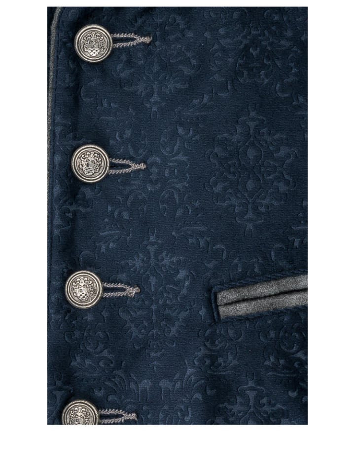 Nübler Trachtengilet Kilian in Blau günstig kaufen