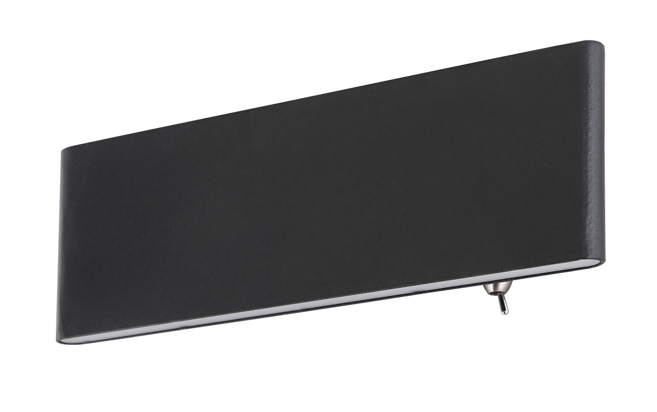 Globo Lighting - SIEGFRIED - Wandleuchte Aluminium schwarz, LED