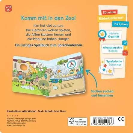Wo ist bloß…? Mein Zoo-Buch zum Sachen suchen