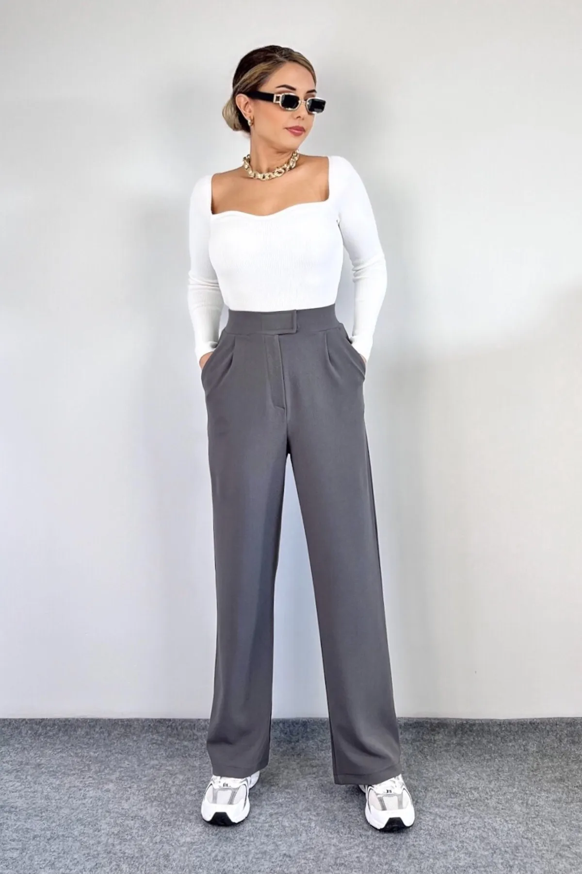 Ritnice  Hose - Grau - Relaxed