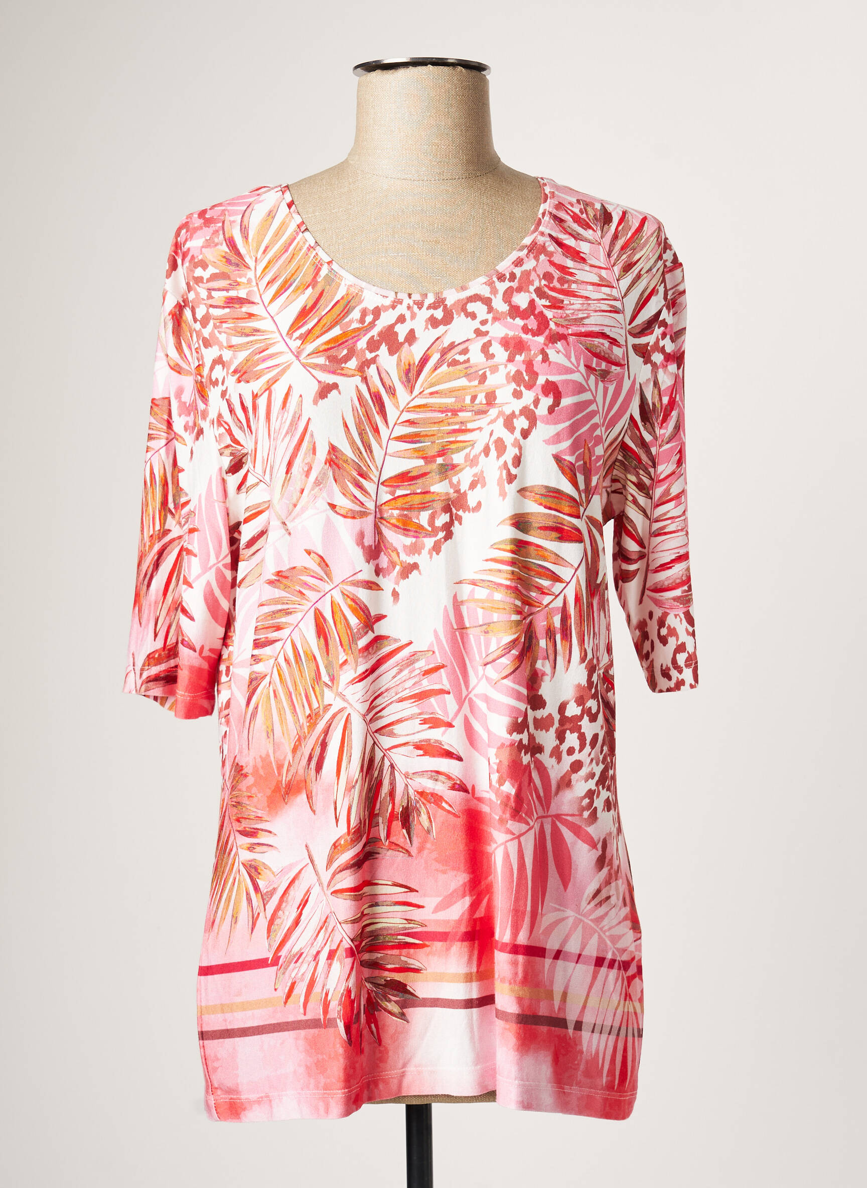 Gabriella K Tuniquemanchecourte Femme couleur rose