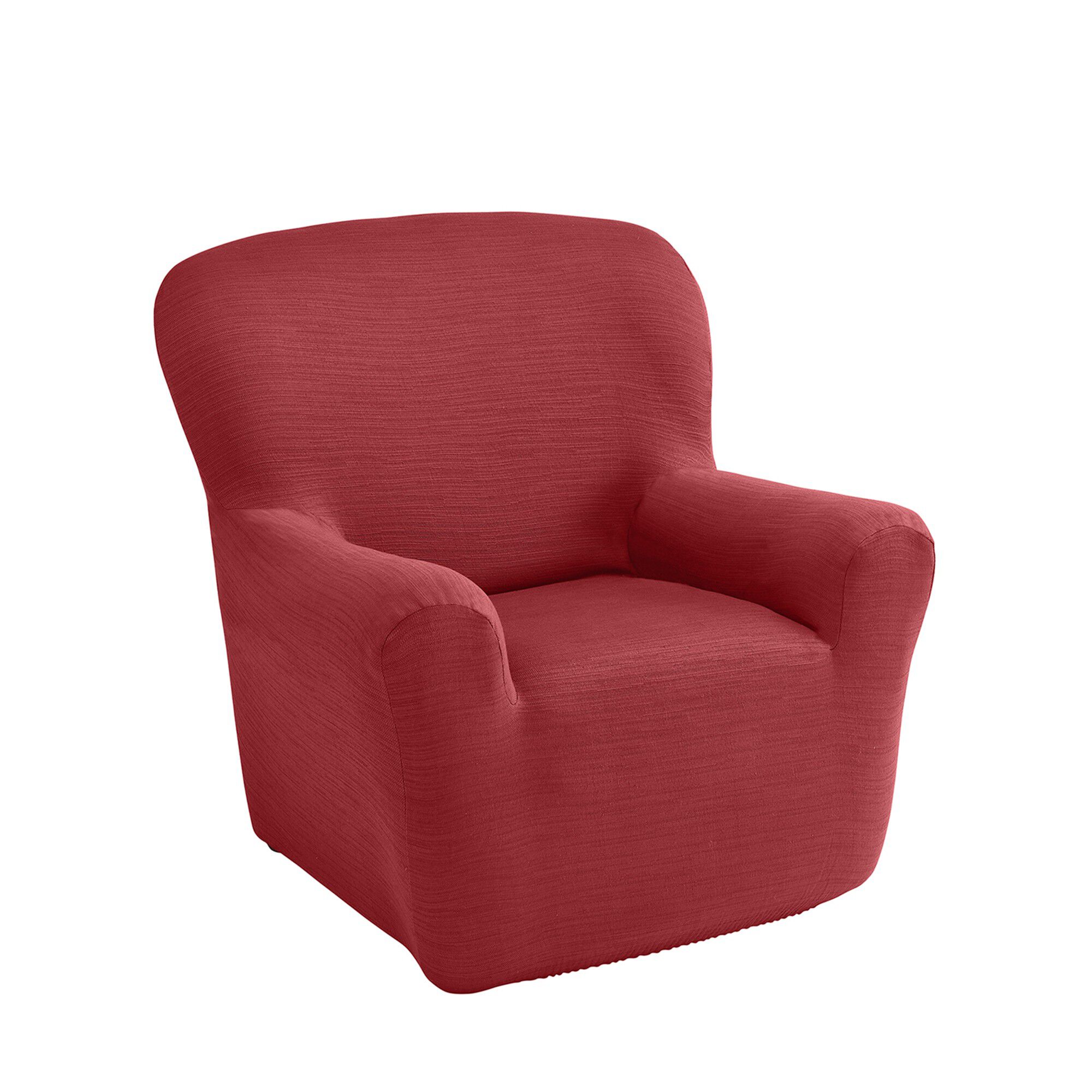 Housse extensible unie canapé fauteuil accoudoirs