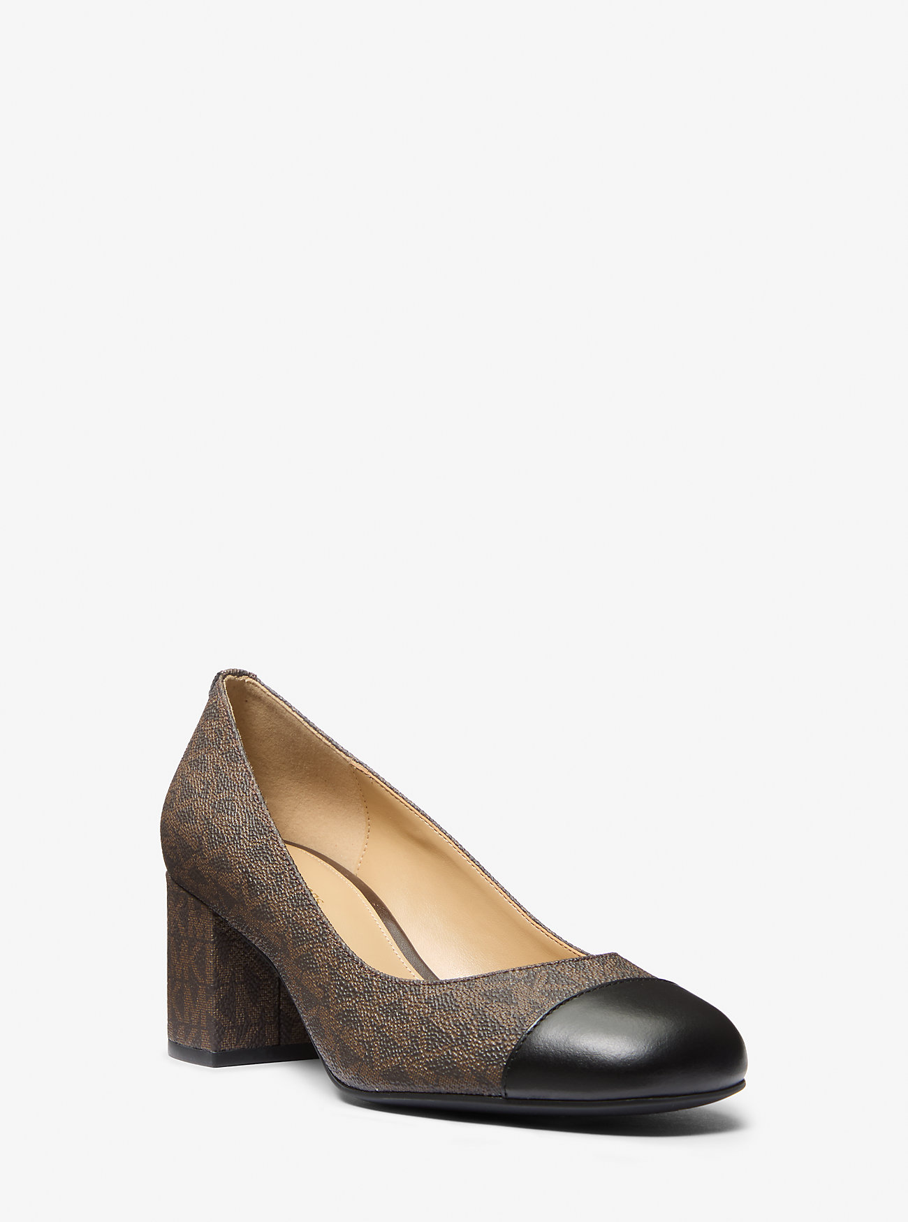Perla Flex Signature Logo Pumps - SVART/BRUN