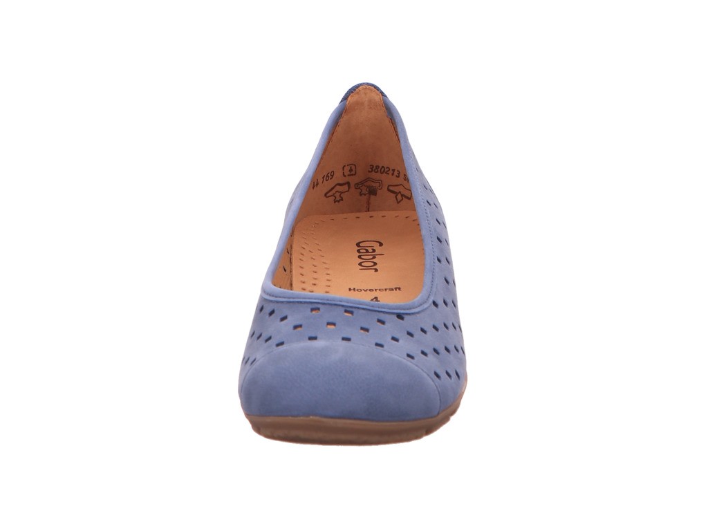 GABOR Ballerinas blau Gabor Fashion sportliche Ballerinas 44.1