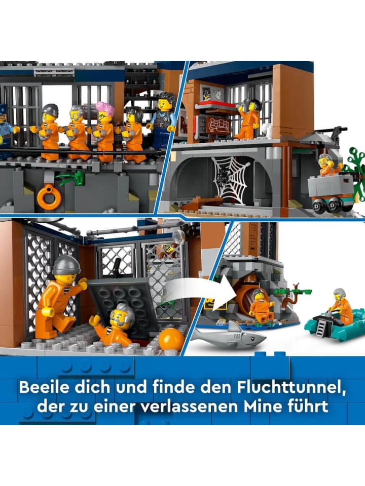 LEGO City Polizeistation auf der Gefängnisinsel in Mehrfarbig ab 7 Jahre günstig kaufen onesize