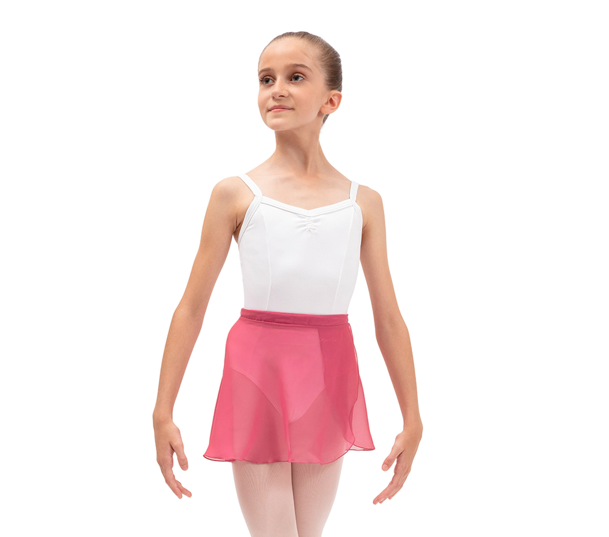 Short chiffon skirt