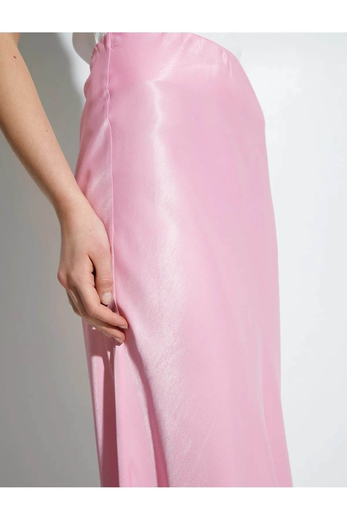 Koton  Midi-Satinrock mit normaler Taille