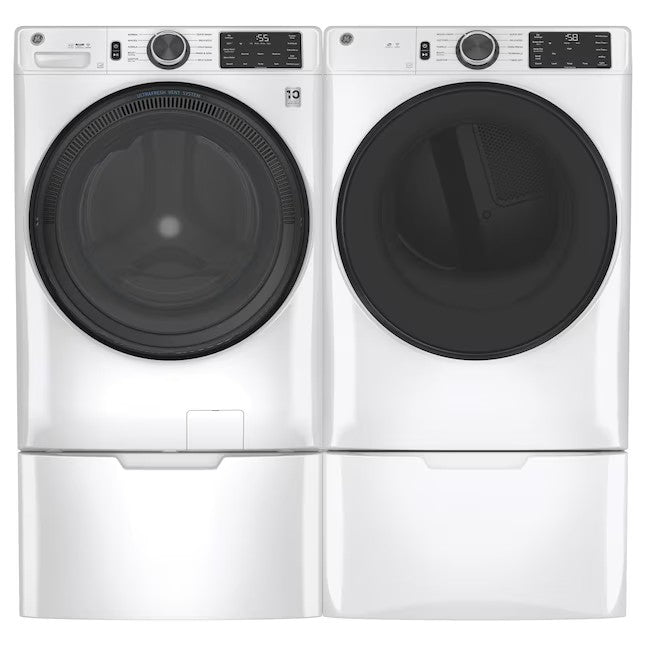 GE 7.8-cu ft Stackable Smart Electric Dryer (White) ENERGY STAR