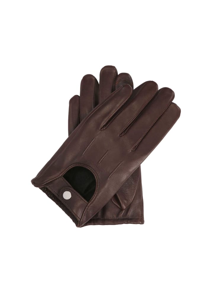 Kazar Handschuhe (Echt-Leder) in Dunkelbraun günstig kaufen