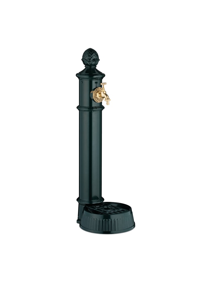 relaxdays Standbrunnen in Grün - (B)26 x (H)83 x (T)31,5 cm günstig kaufen onesize