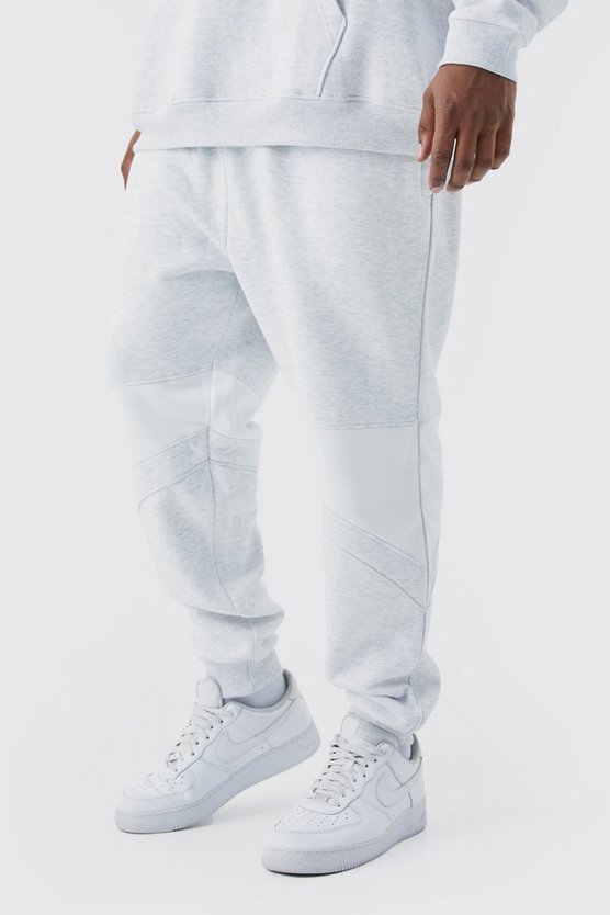 Plus Slim-Fit Colorblock Jogginghose