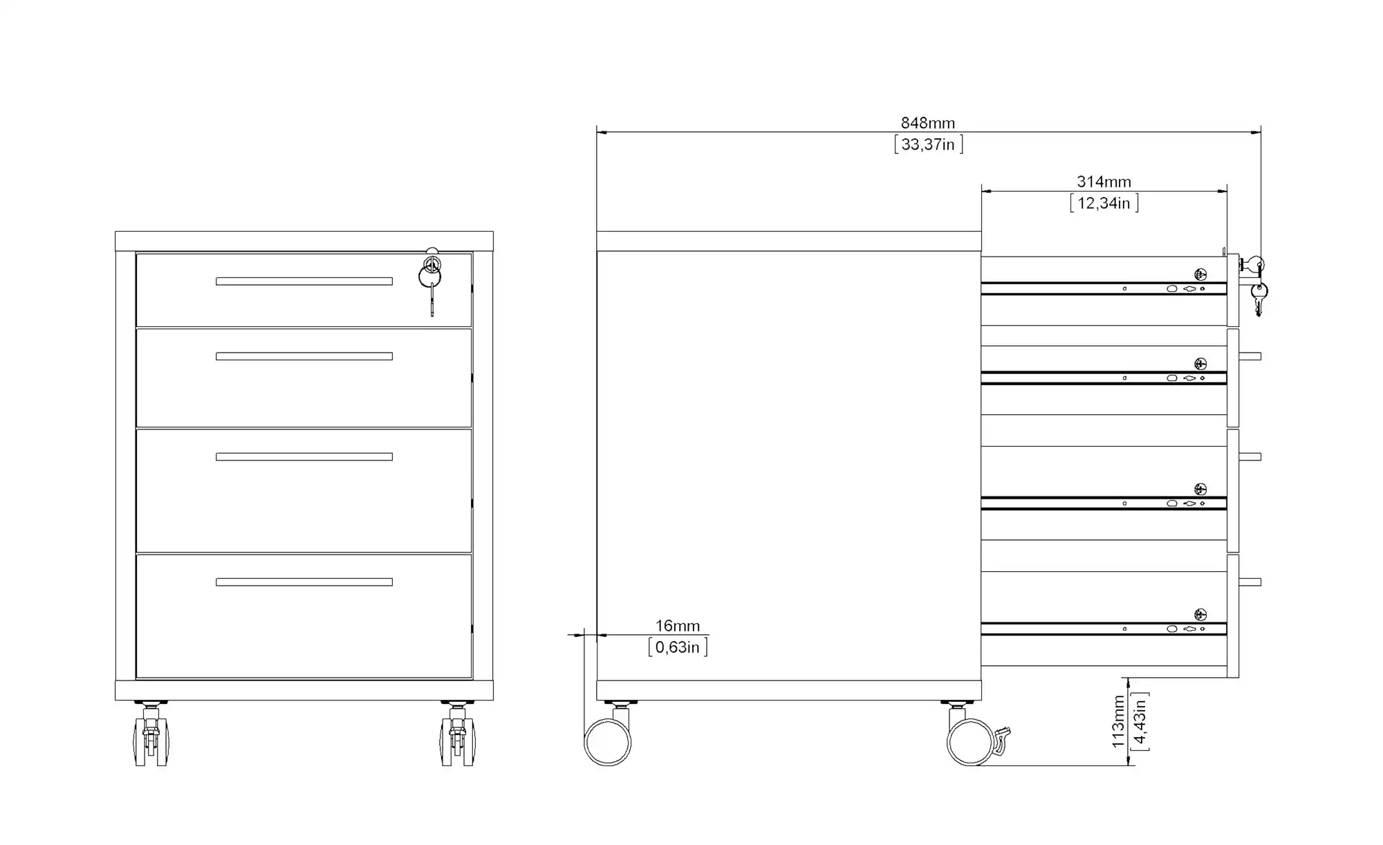 Rollcontainer