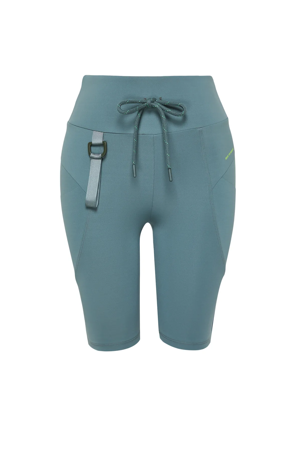 Trendyol Collection  Khaki Matte Restorer Sport-Leggings aus Strick mit Tasche und Verschlussdetails, für Radfahrer/Biker/kurze Radfahrer THMSS24TY00007