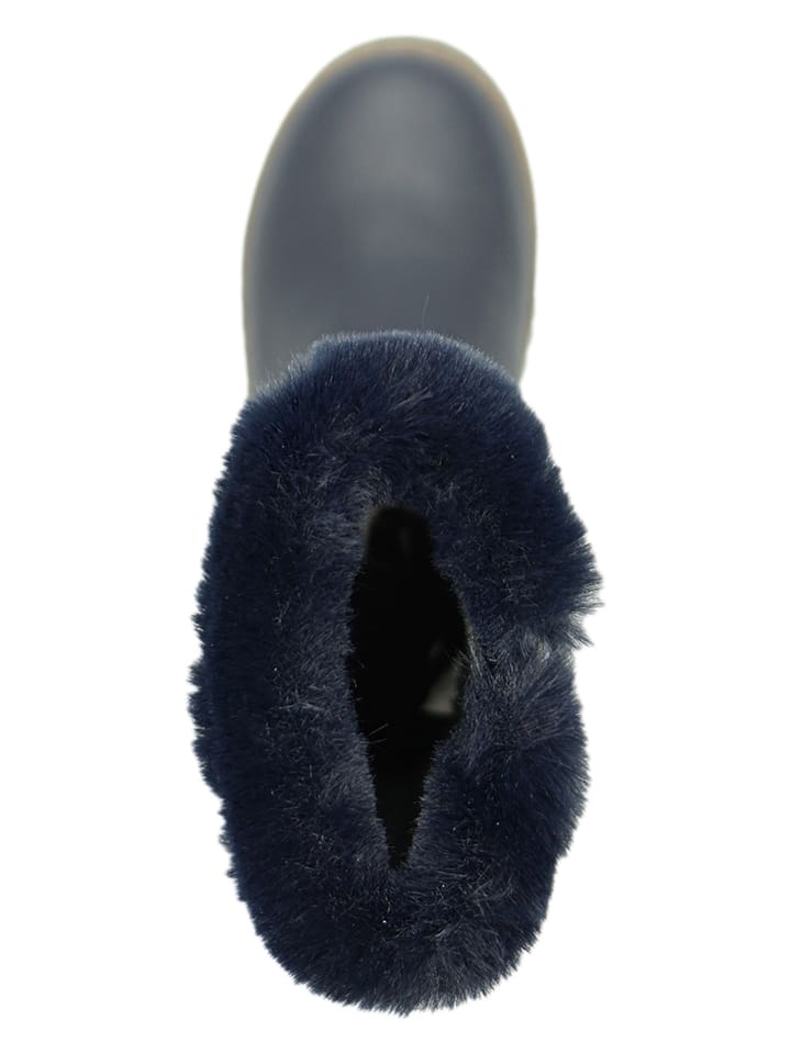 lamino Leder-Boots in Dunkelblau günstig kaufen