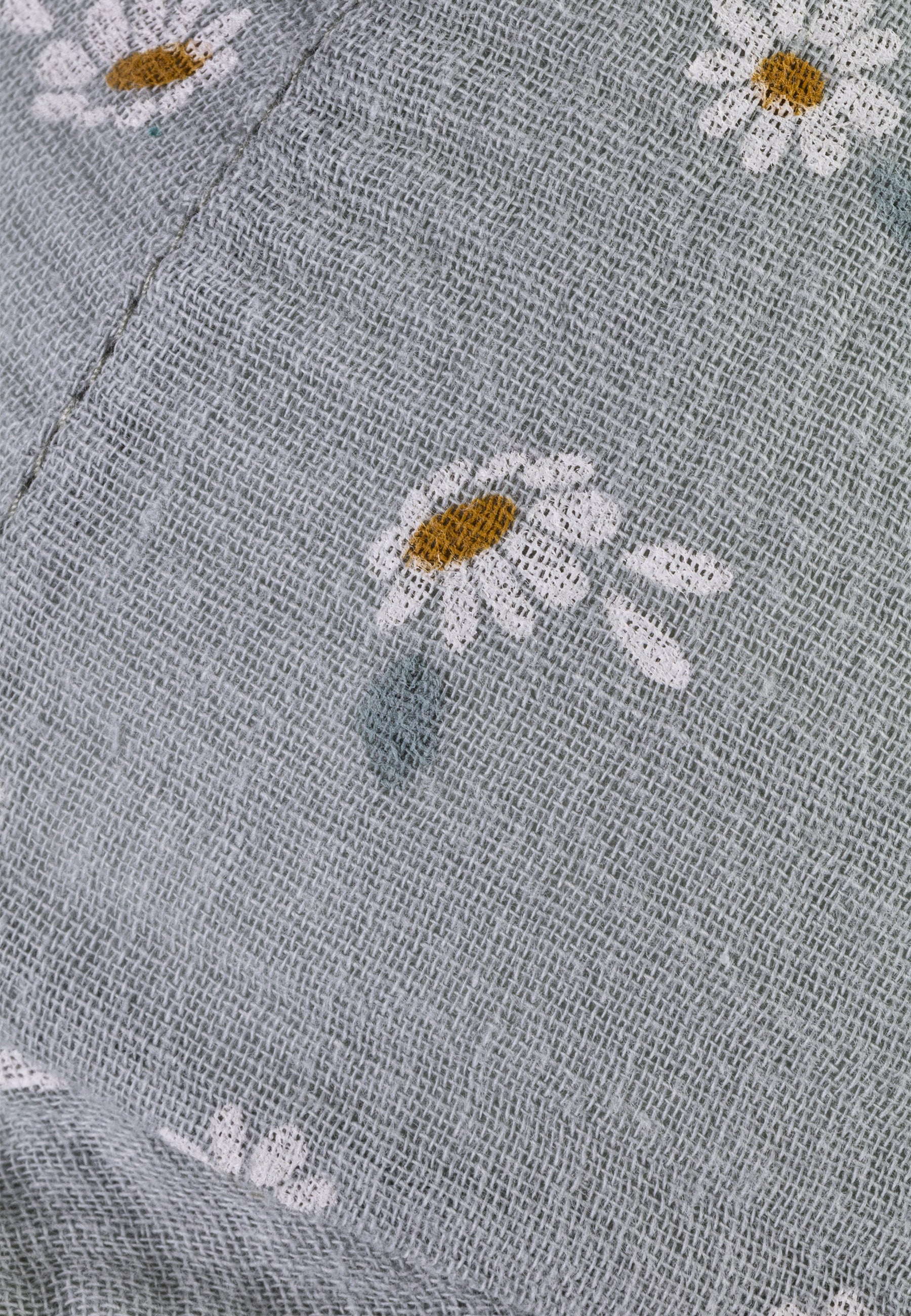 Sonnenhut bedruckt mit Gänseblümchen