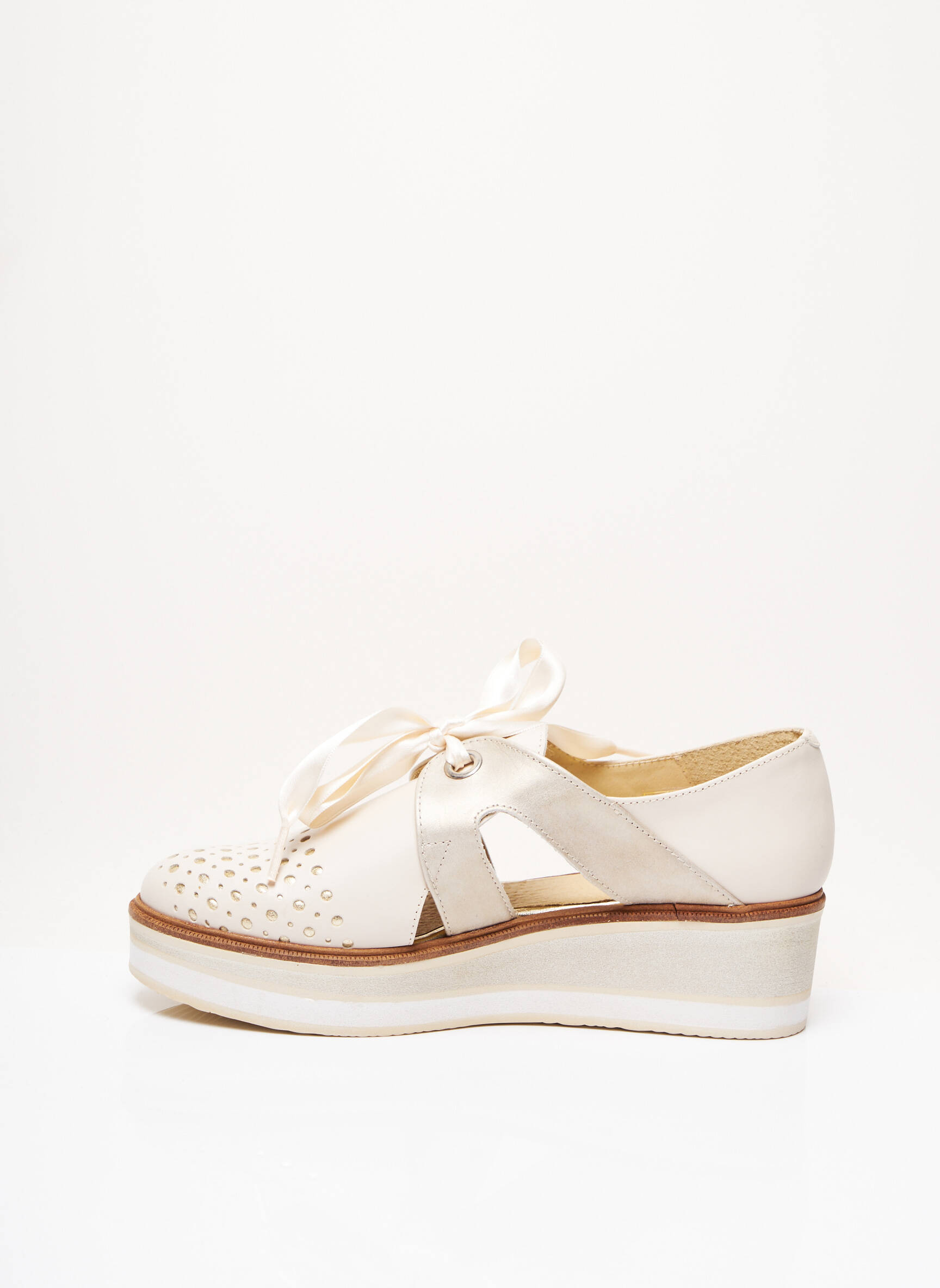 Folie S Derby Femme couleur beige