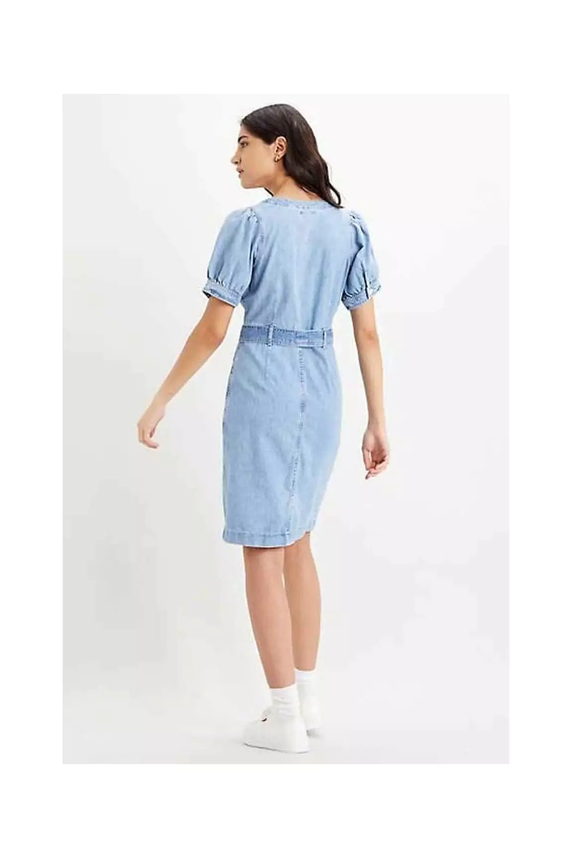 Levis Robes Mi Longues Femme couleur bleu