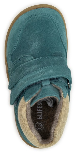 bLifestyle ~ (W) Raccoon MidCut Klett Velours Warm ~ Petrol