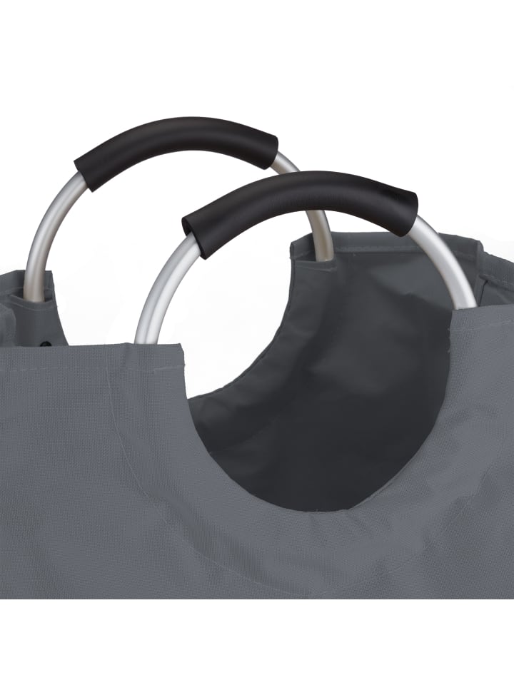 relaxdays Wäschekorb in Dunkelgrau - (H)70 x Ø 38 cm günstig kaufen onesize