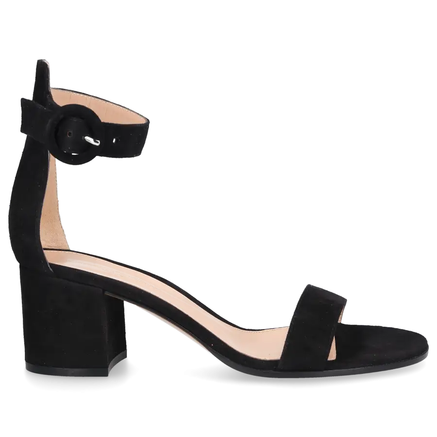 Gianvito Rossi - Sandalen VERSILLA 60 Veloursleder - schwarz