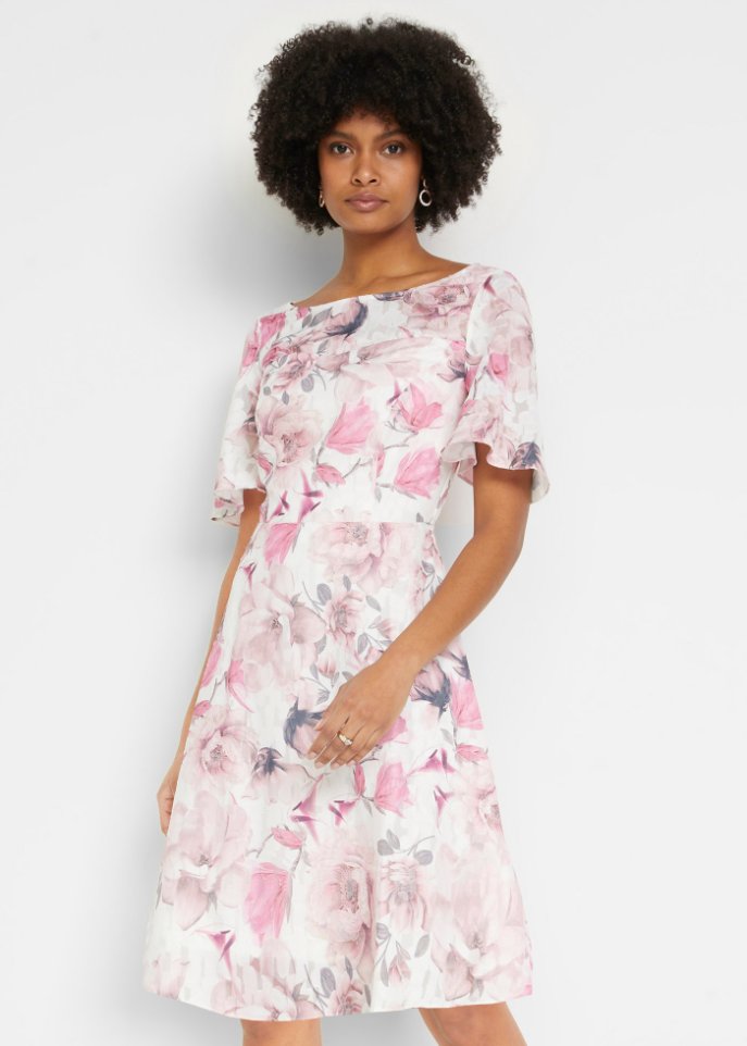 Chiffonkleid mit Ausbrenner
