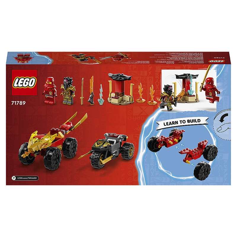 71789 Le combat en voiture et en moto de Kai et Ras, LEGO Ninjago
