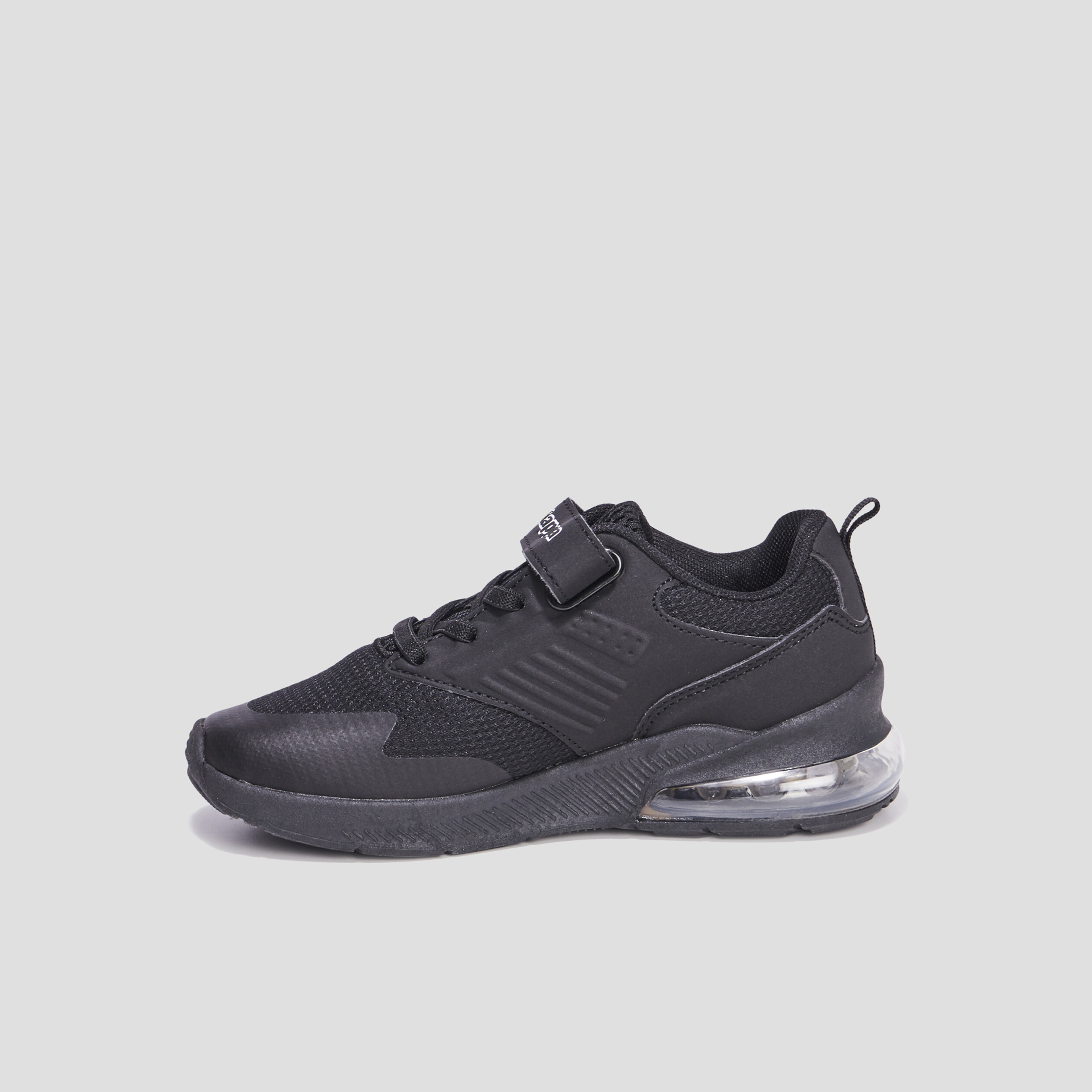 Baskets running à scratchs Kappa Myagi noir garçon | La Halle