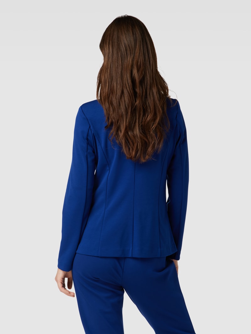 Blazer mit Paspeltaschen in royalblau