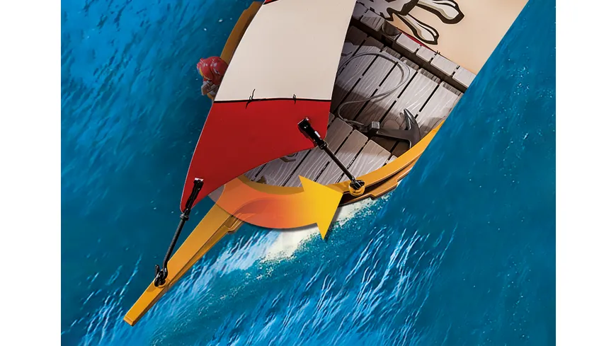 PLAYMOBIL 71418 - Pirates - Kleines Piratenschiff
