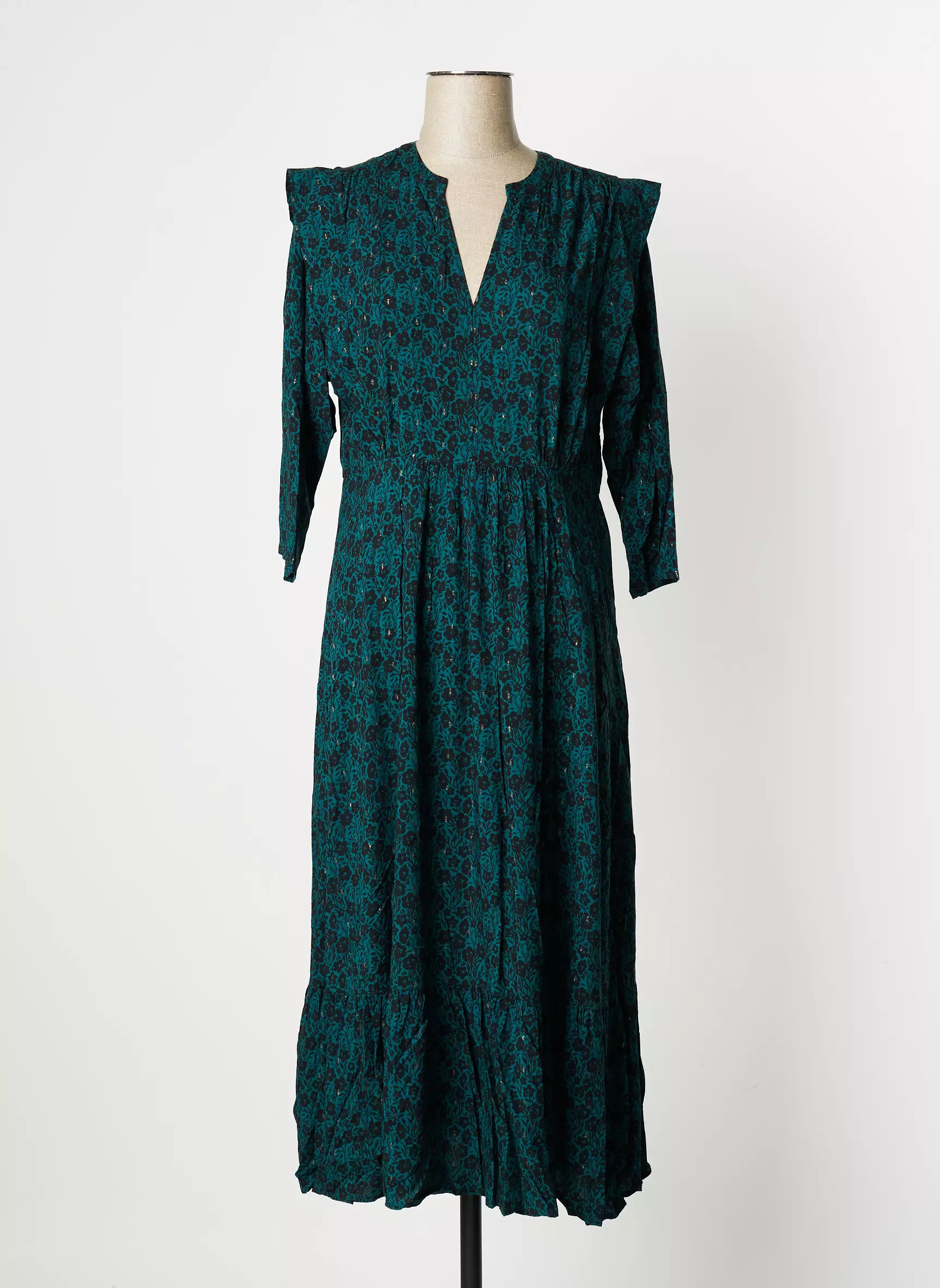 Bonobo Robes Longues Femme couleur vert