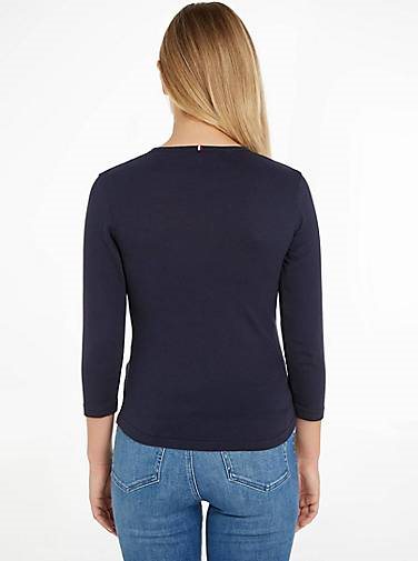 TOMMY HILFIGER Damen Shirt 3/4-Arm Slim Fit
