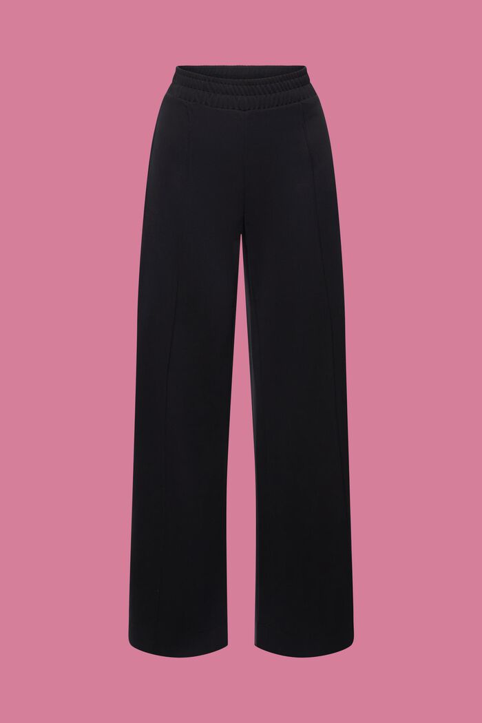 Gewebte Hose mit weitem Bein