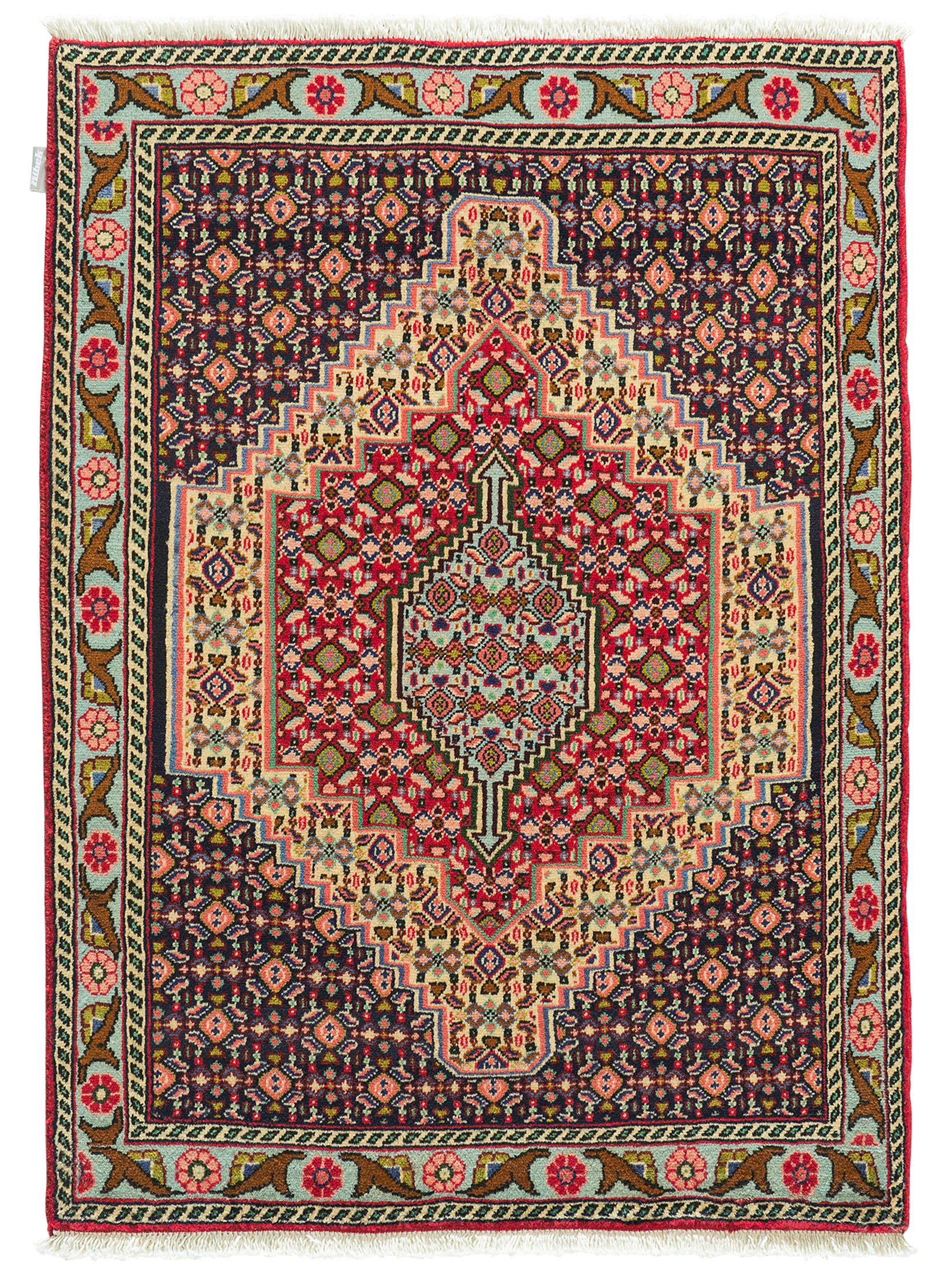 Senneh ca. 80 x 108 cm, Unikat / Einzelstück