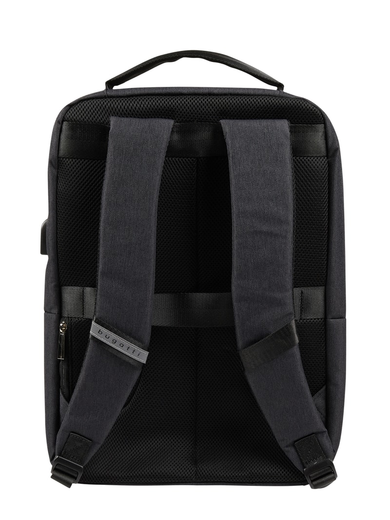 Rucksack mit wattiertem Laptopfach - RFID-blocking in anthrazit meliert