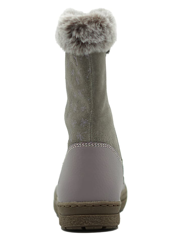 lamino Leder-Boots in Grau günstig kaufen