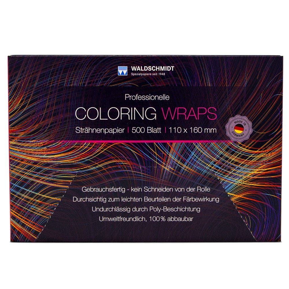 Waldschmidt Coloring-Wraps Strähnenpapier 110x160 mm