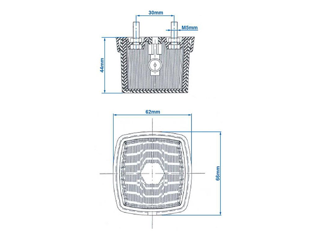 ProPlus Markierungsleuchte 66 x 62 mm