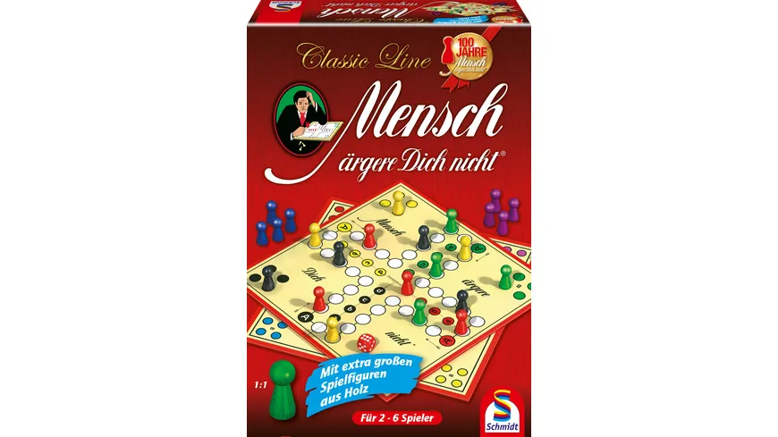 Schmidt Spiele - Classic Line - Mensch ärgere Dich nicht