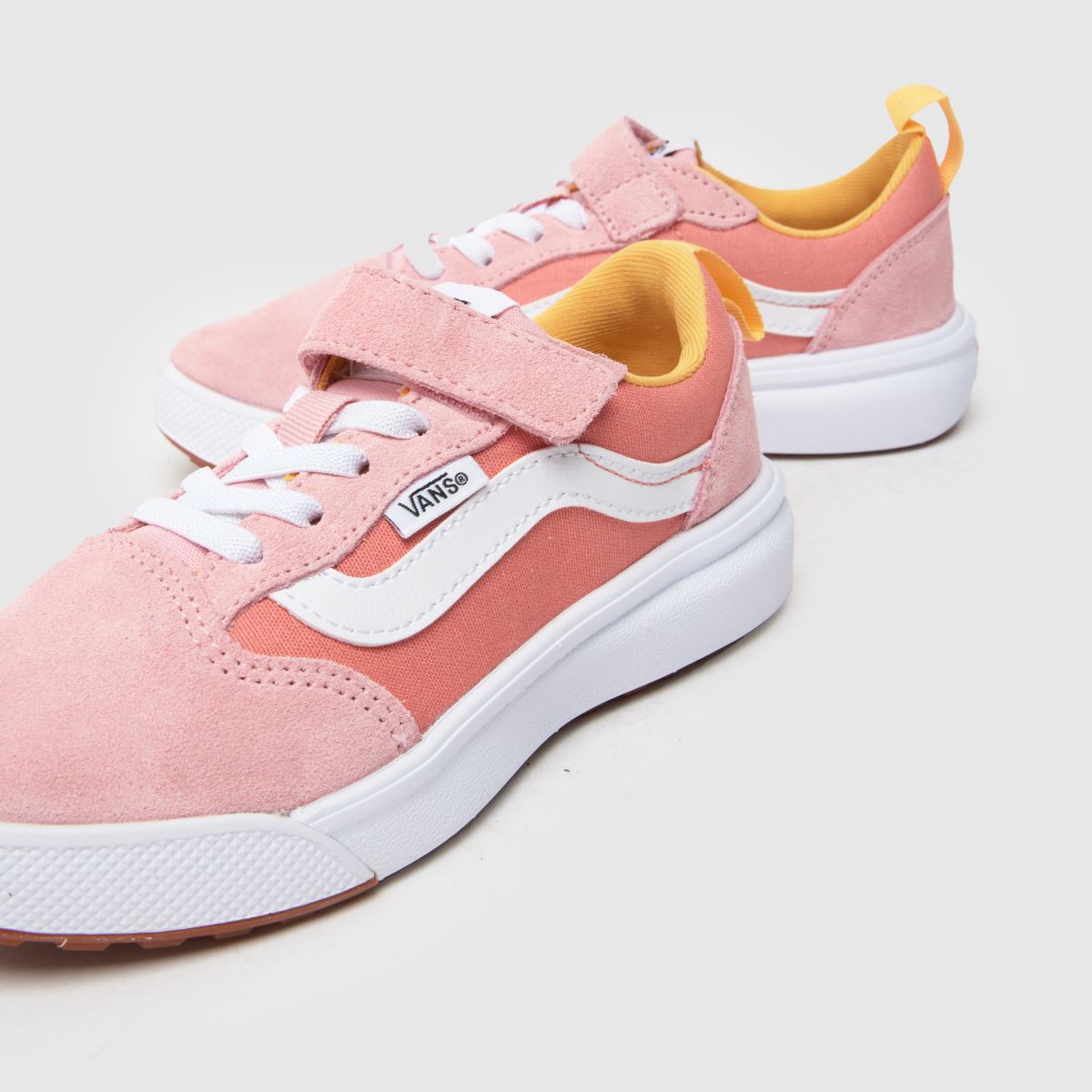 Vans rosa multifärgade ultrarange 66 v flickor junior träningsskor