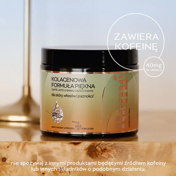 Reme Collagen Beauty Formula Caffe Latte са прахом укуса орашастих плодова 150 г