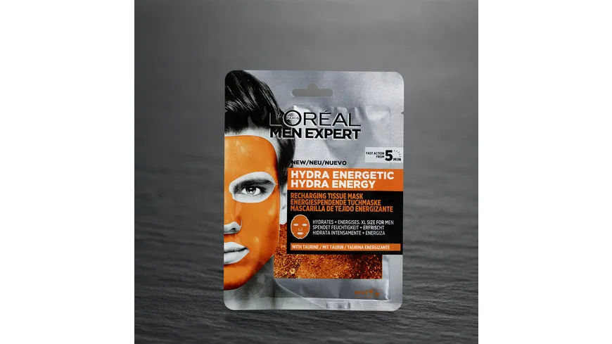 L'oréal Men Expert Hydraenergy Tuchmaske
