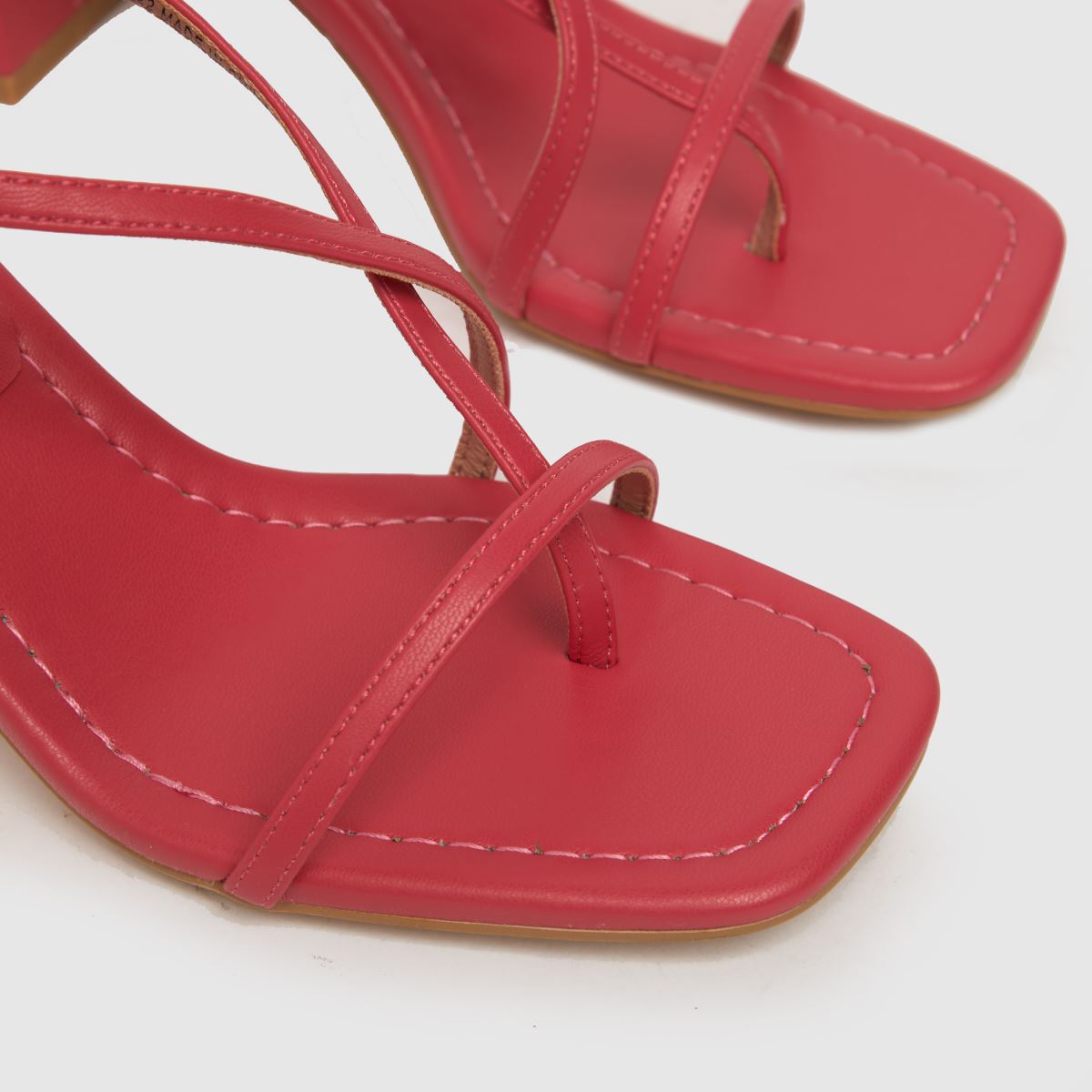 Schuh Storm pántos magassarkú rózsaszínben