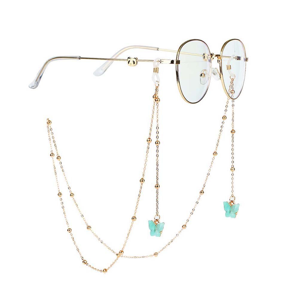 DRSEON Brillenkette Brillenkette im schlichten Stil Brillen-Schmetterlingskette