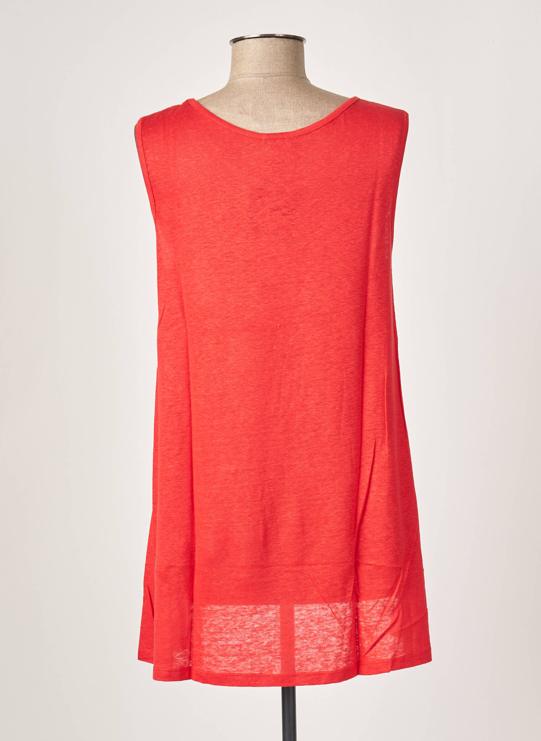 G Oze Tuniquesansmanche Femme couleur rouge