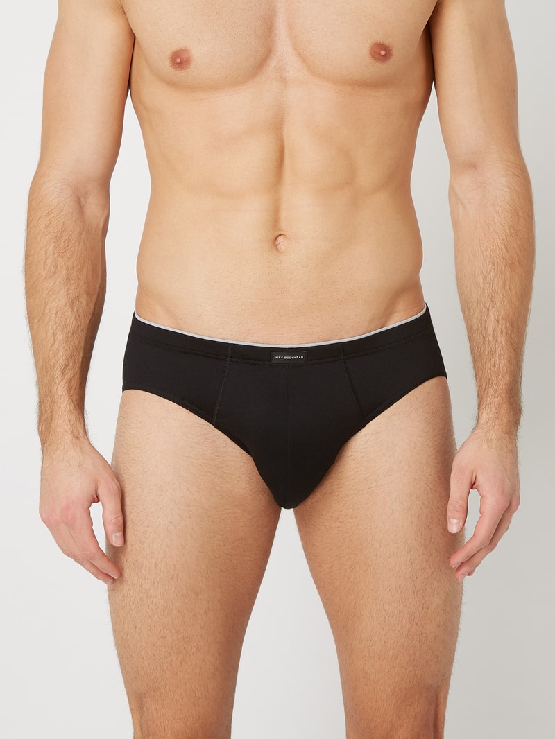 Slip mit Stretch-Anteil - COOLMAX® in schwarz