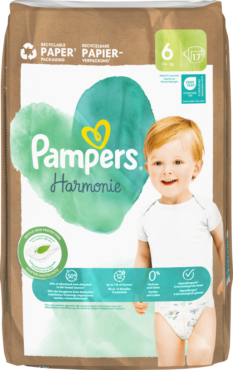 Windeln Harmonie Gr.6 Junior (13+ kg), 17 St