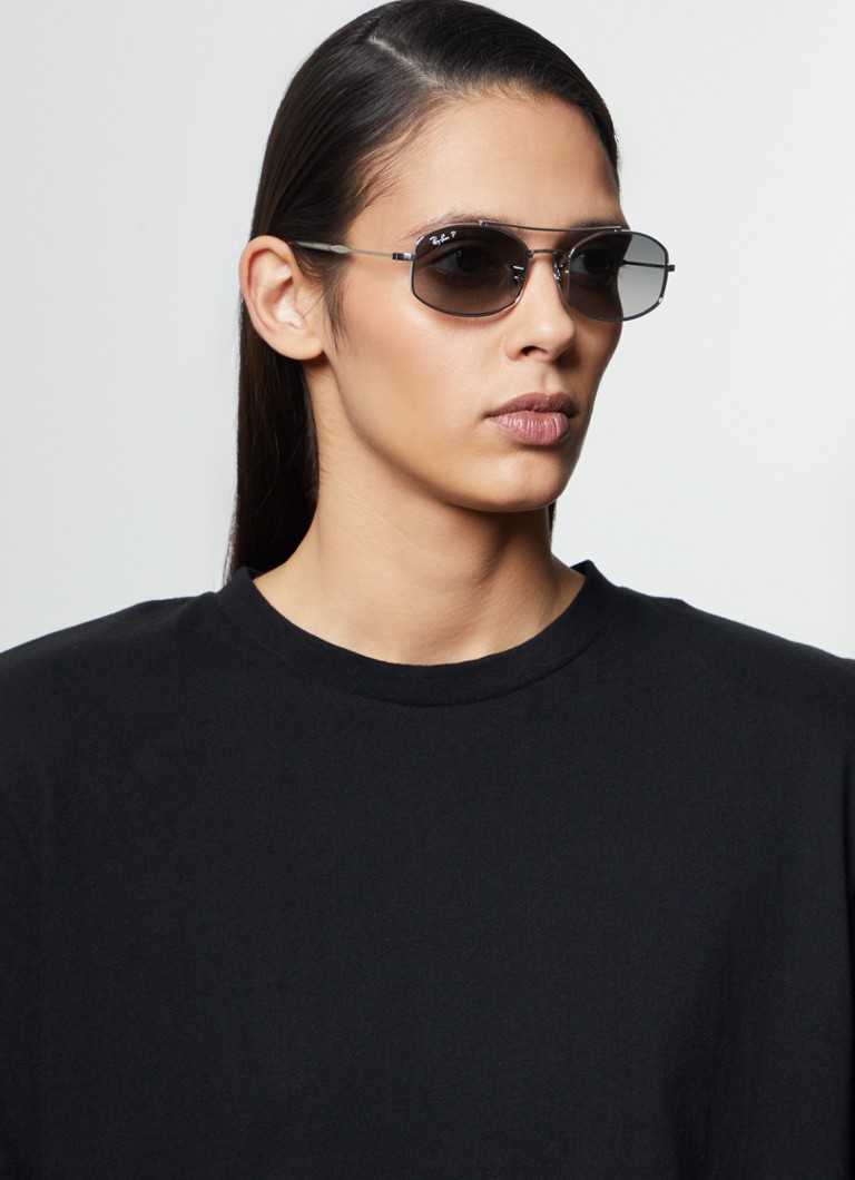 Ray-Ban polarizētās aviatoru saulesbrilles RB3719