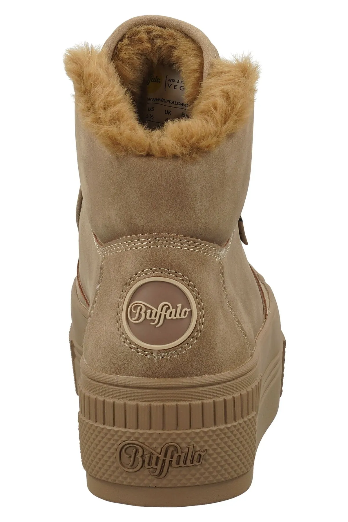 Buffalo  Stiefelette - Braun - Flacher Absatz